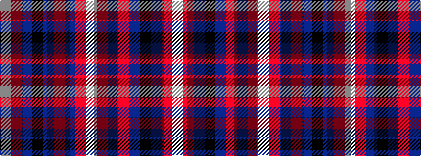 idealised woven sample of pattern WRBKBRBRW