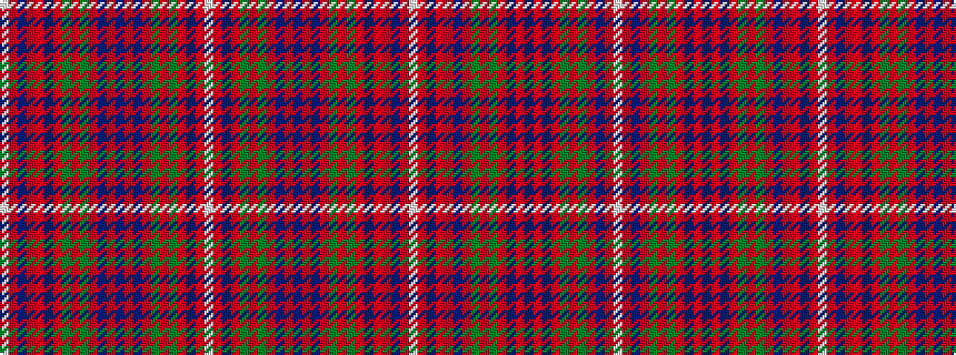 idealised woven sample of pattern WRBRGRGRBRBRBRGRGRBRRBRW