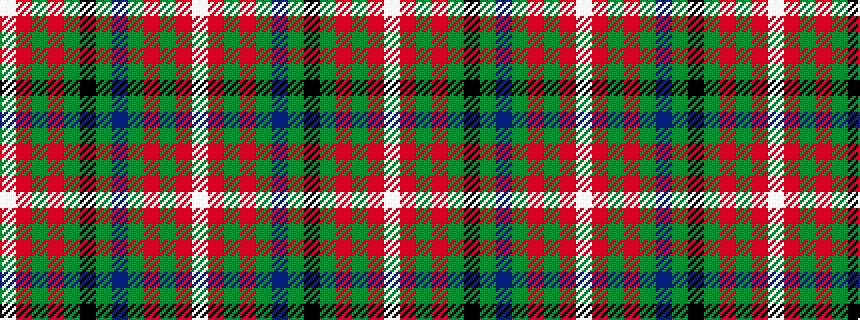 idealised woven sample of pattern WRGRGBGKGRGRW