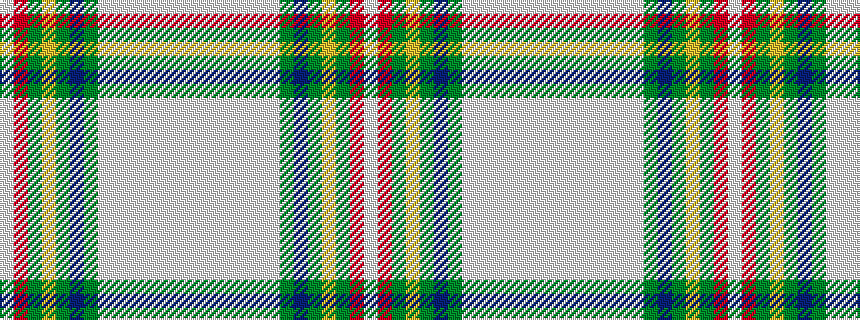idealised woven sample of pattern WRGYGBGWWWWWWW