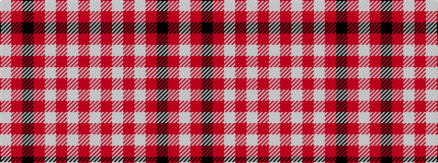 idealised woven sample of pattern WRKRWRWRW