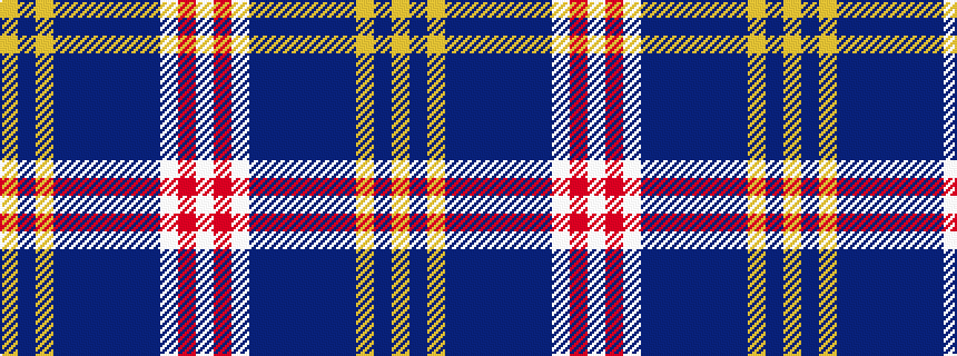 idealised woven sample of pattern WRWBBBBBBYBY