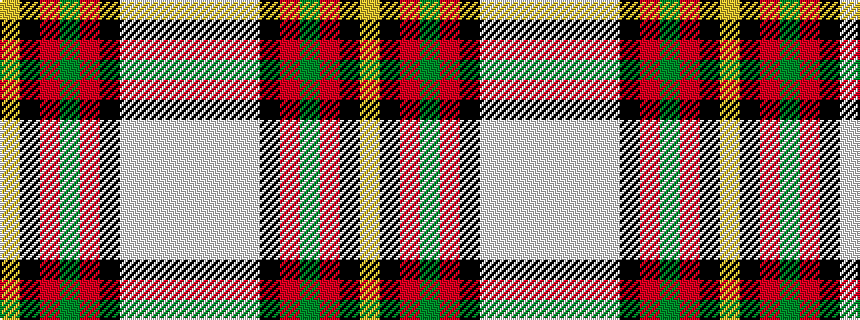 idealised woven sample of pattern WWWWKRGRKY