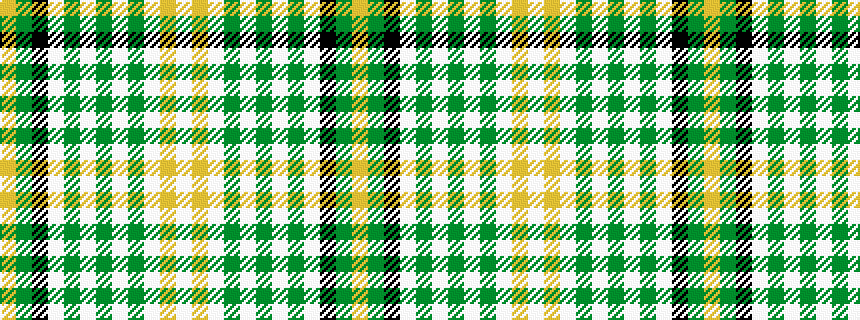idealised woven sample of pattern WYWGWGWGWKGY