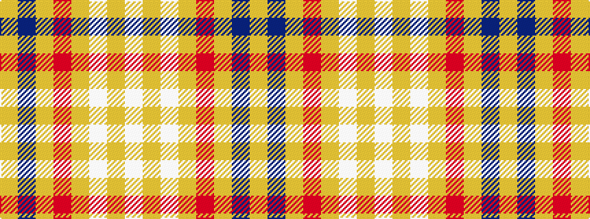 idealised woven sample of pattern WYWYRYBY