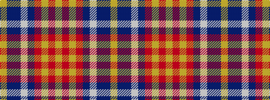 idealised woven sample of pattern YBBWBRYRY