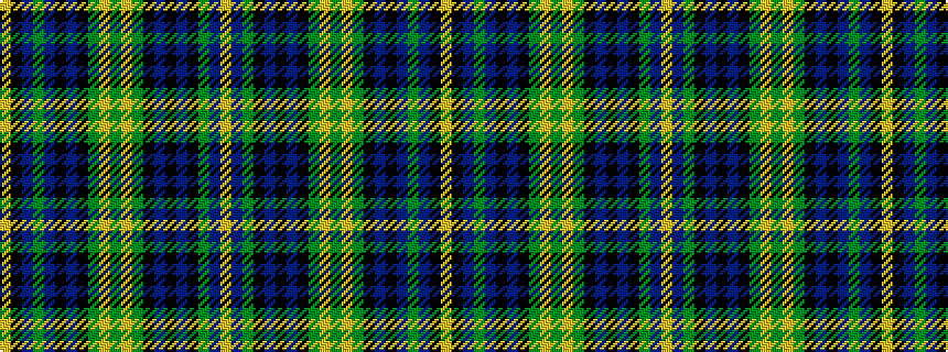 idealised woven sample of pattern YBGKBKBKGYGYGKBKBGBKY