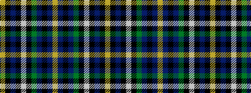 idealised woven sample of pattern YBKBGKWKBKY