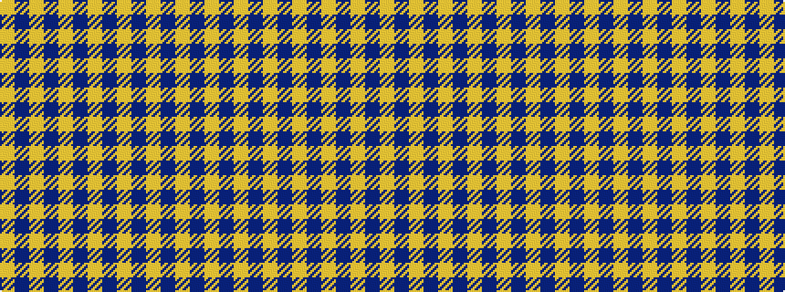 idealised woven sample of pattern YBYBYBYBYBYBY