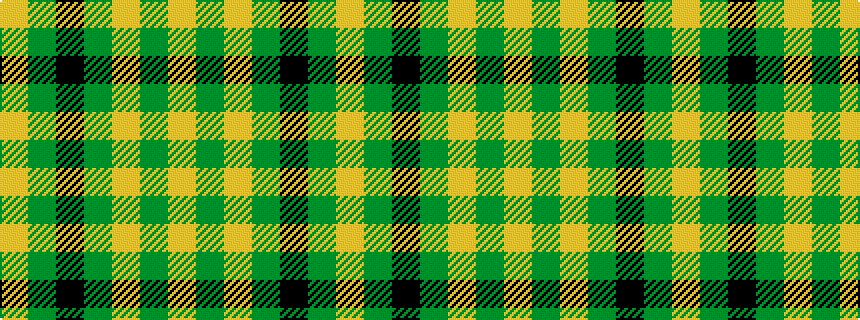 idealised woven sample of pattern YGKGYGY