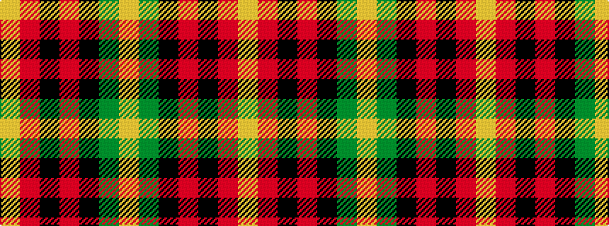idealised woven sample of pattern YGKRKRY