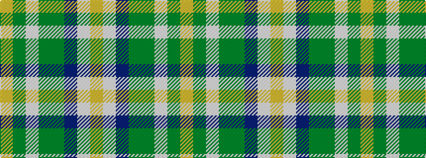 idealised woven sample of pattern YGWGGBWY