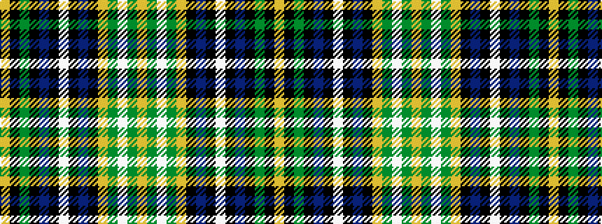 idealised woven sample of pattern YGWGYKBKWKBKGKY