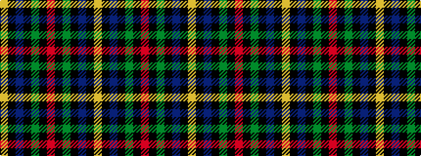 idealised woven sample of pattern YKBKGKRKGKBKY