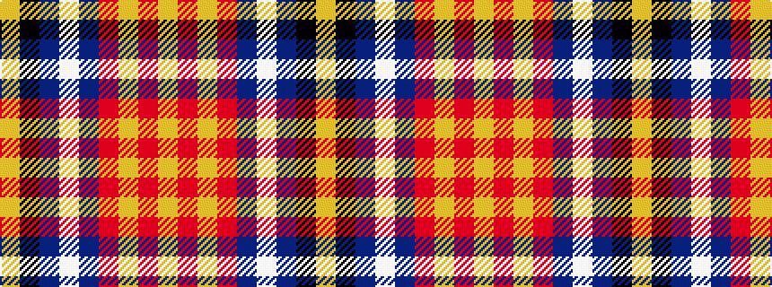 idealised woven sample of pattern YKBWBRYRY