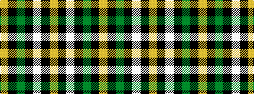 idealised woven sample of pattern YKGKWKY