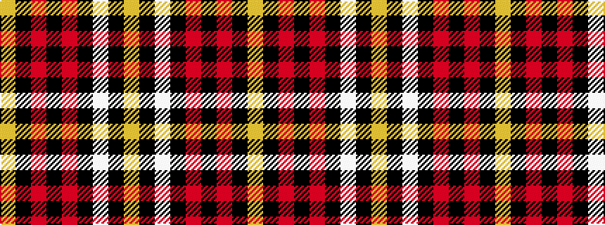 idealised woven sample of pattern YKRKRKWKY