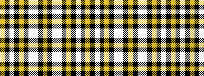 idealised woven sample of pattern YKWKYKWWKY