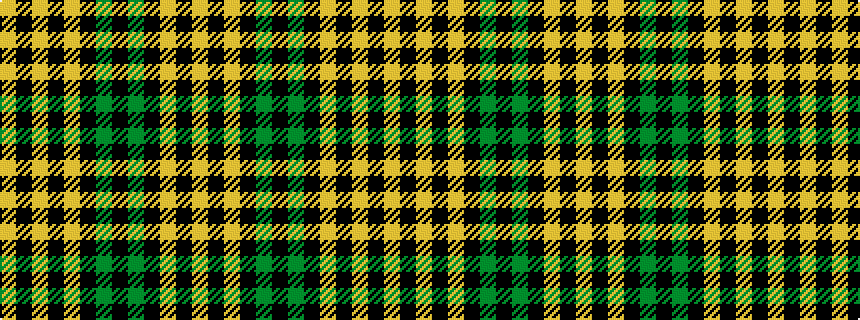 idealised woven sample of pattern YKYKGKGKYKYKY