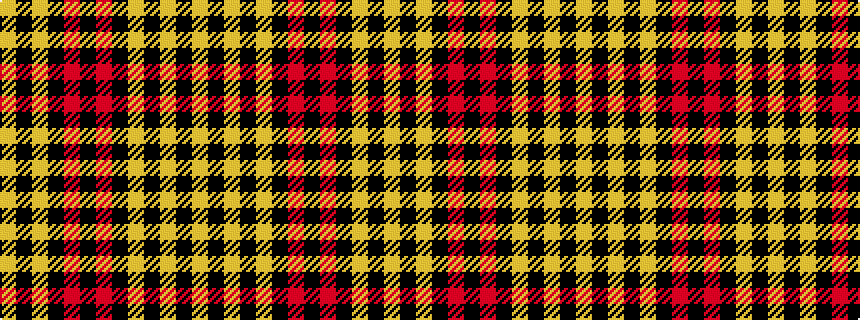 idealised woven sample of pattern YKYKRKRKYKYKY