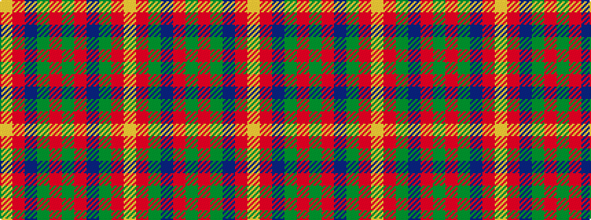 idealised woven sample of pattern YRBGRGRBGRY