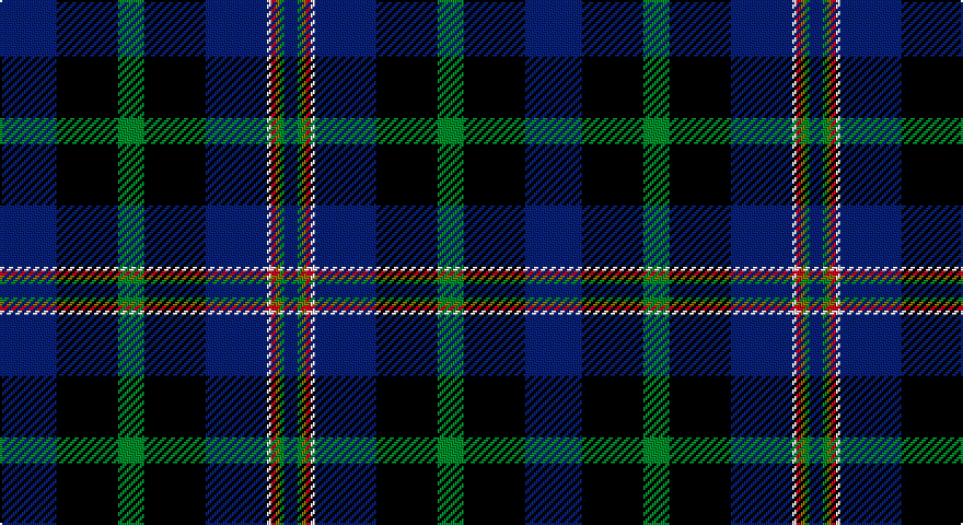 DB/26 K28 G12 K28 DB28 W2 R2 Y2 G2 DB/6 tartan