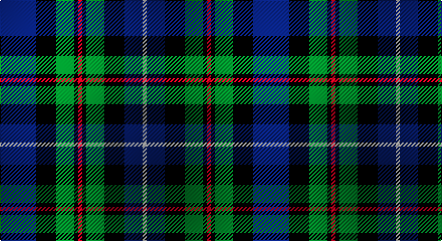 DB/36 K20 G18 K4 R4 K4 G18 K20 DB18 W/4 tartan