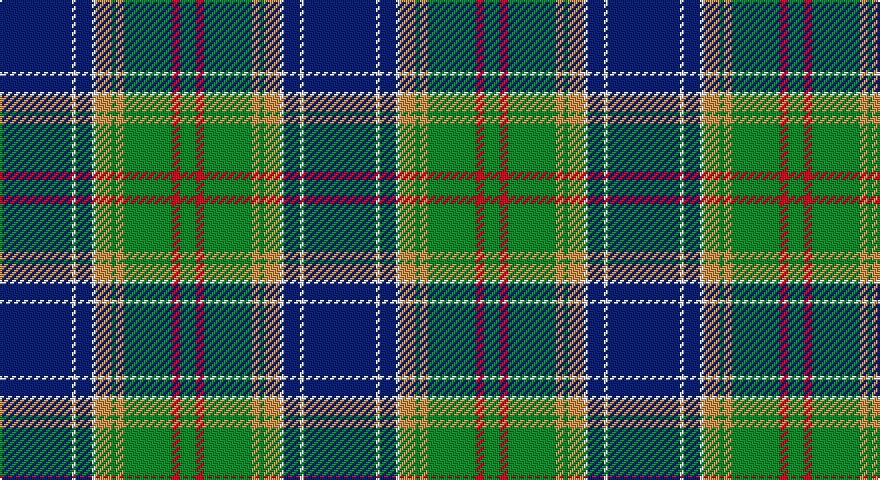DB/36 W2 DB8 W2 LO8 G2 LO4 G24 R4 G/8 tartan