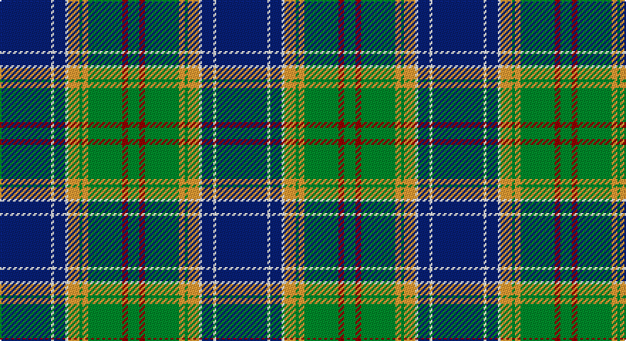 DB/36 W2 DB8 W2 LO8 G2 LO4 G24 R4 G/8 tartan