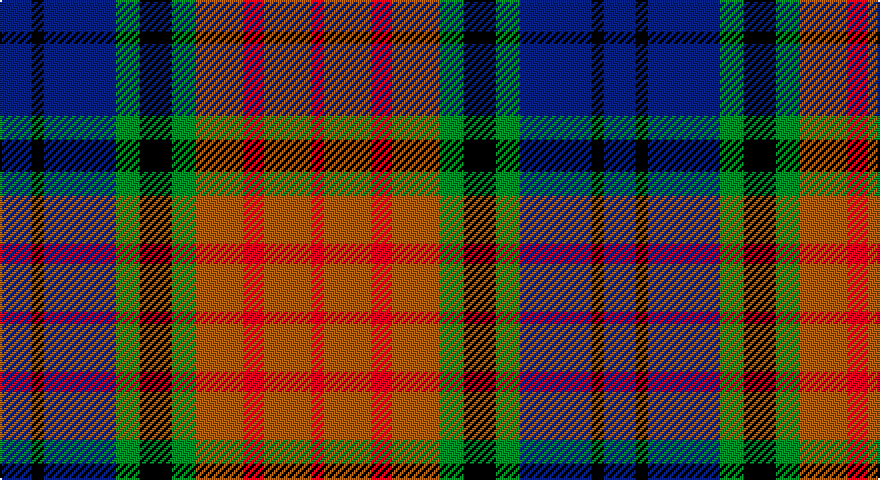 DB/16 K6 DB36 G12 K16 G12 O24 R10 O24 R/6 tartan