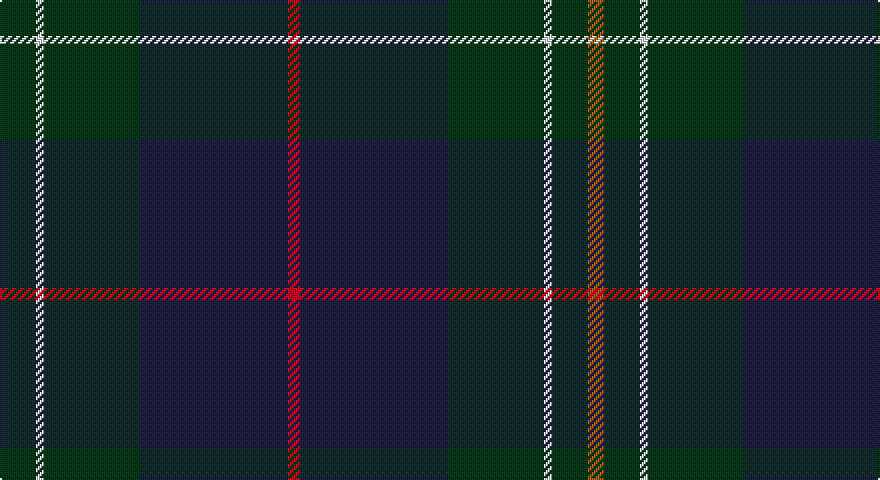 DG/18 W4 DG48 DB74 R6 DB74 DG48 W4 DG18 O/8 tartan