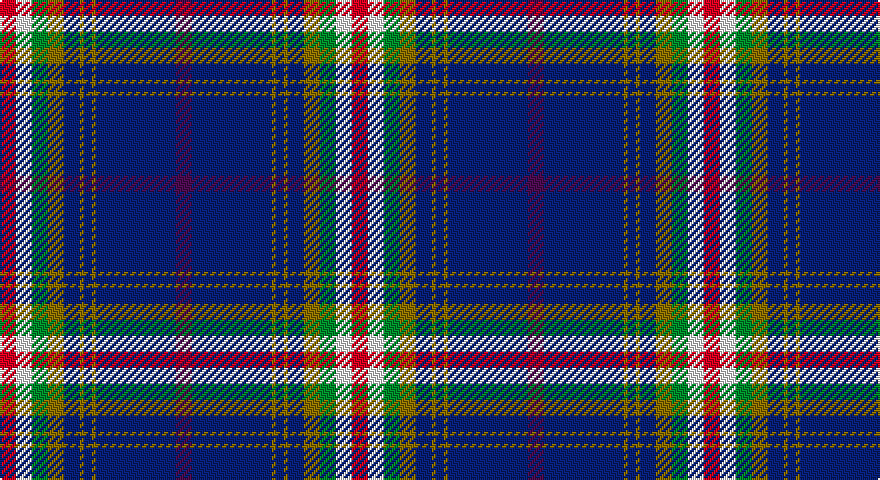 R/8 W8 G8 Y8 DB8 Y2 DB4 Y2 DB40 DP/8 tartan