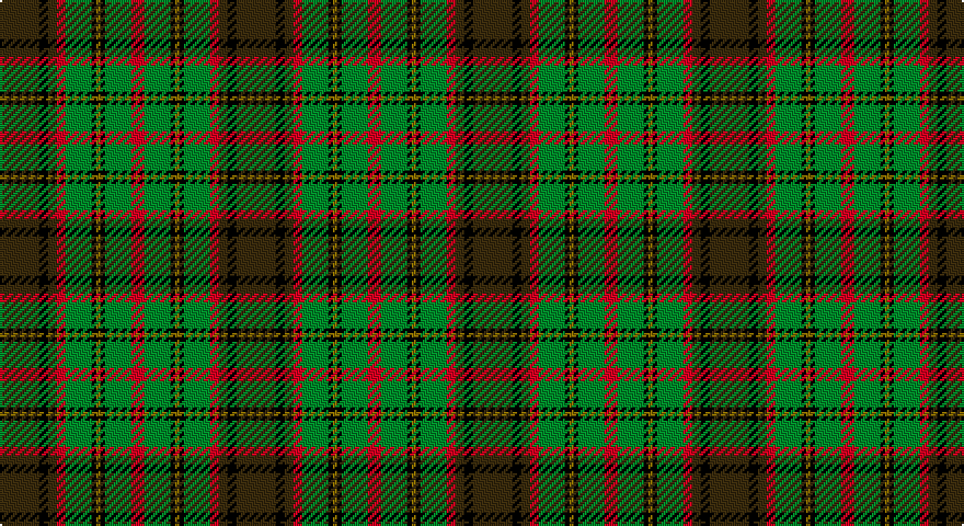 DY/18 K4 DY4 R4 G12 K2 Y2 K2 G12 R/6 tartan
