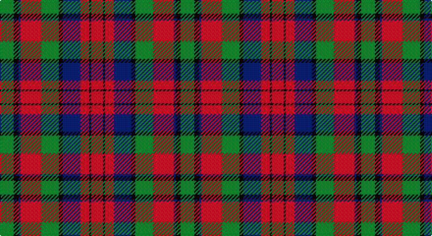 G/14 K5 DB2 R21 G18 K4 DB18 R9 K2 R/12 tartan