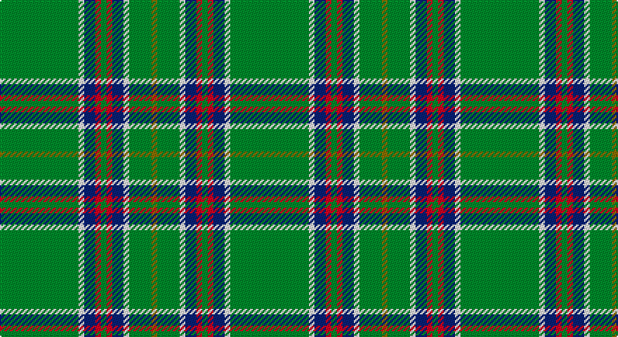 G/56 W4 DB8 R4 G4 R4 DB8 W4 G16 Y/4 tartan