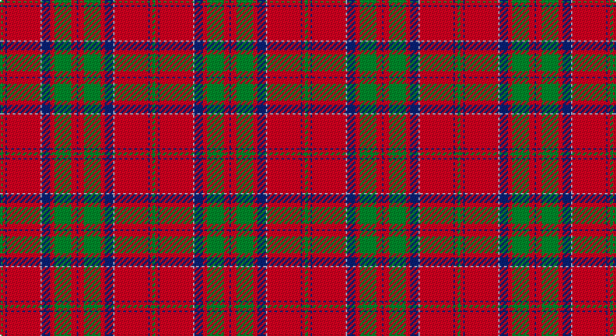 G/2 R2 DB1 R24 LB1 DB6 R3 G12 R4 DB/1 tartan