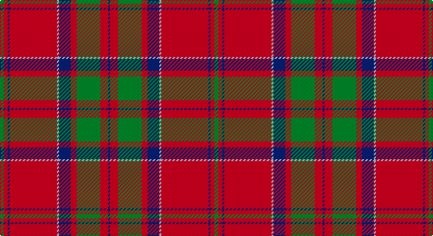 G/4 R4 DB2 R48 LB2 DB12 R6 G24 R8 DB/2 tartan
