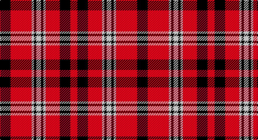 K/18 R36 W4 K4 W8 K4 W4 R24 K18 R/12 tartan