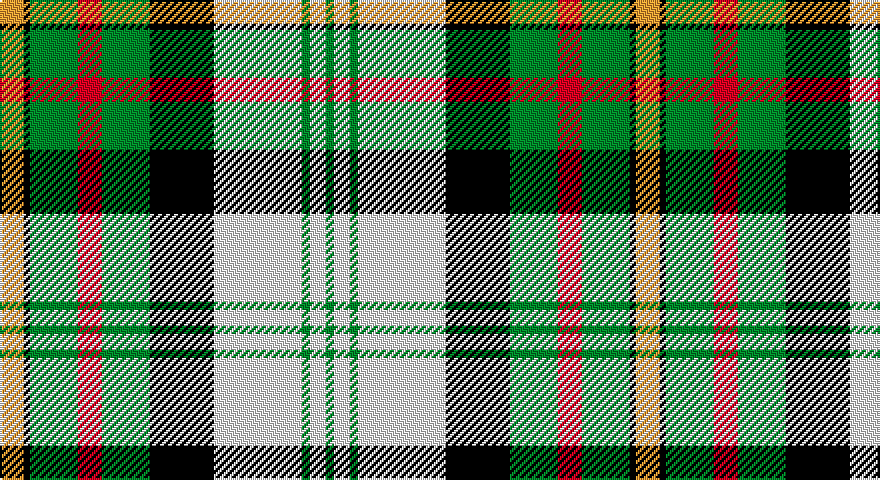 LO/12 K3 G24 R12 G24 K32 W44 G4 W8 G/4 tartan