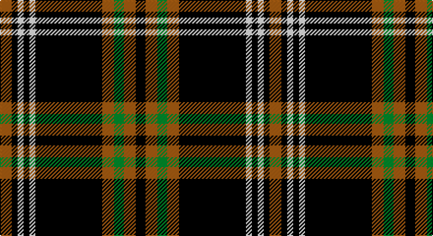 O/12 K6 W6 K6 W6 K68 O12 G10 O12 K/10 tartan
