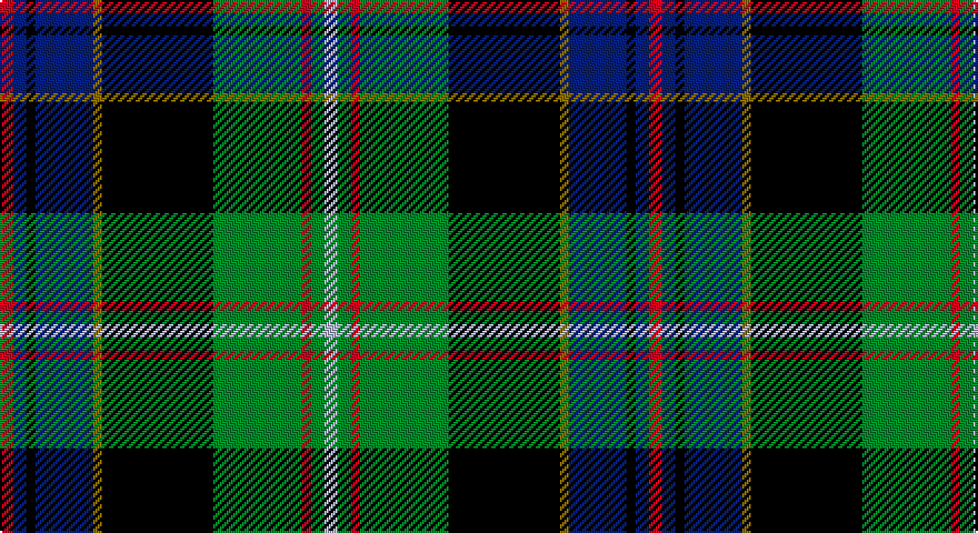 R/6 DB6 K4 DB26 Y4 K50 G40 R4 G6 LB/6 tartan