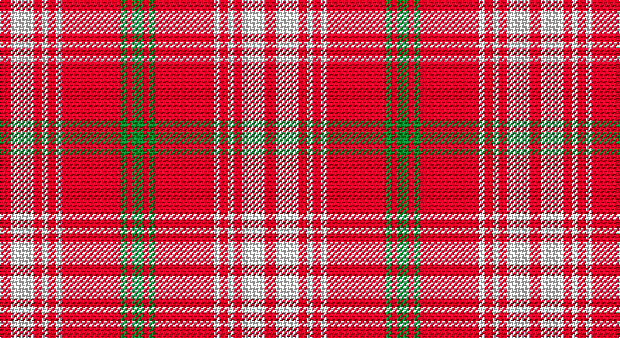 R/8 W16 R6 W4 R6 W4 R42 G4 R4 G/8 tartan