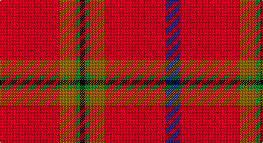 R/100 Y14 O12 G8 K8 G8 O12 Y14 R100 DB/26 tartan