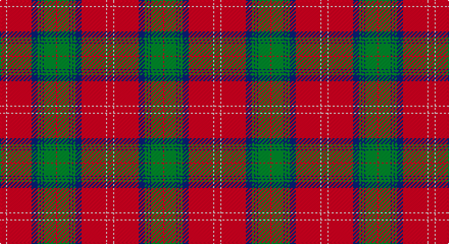 R/6 W1 R24 DB6 G2 DB1 G2 DB1 G12 R/1 tartan