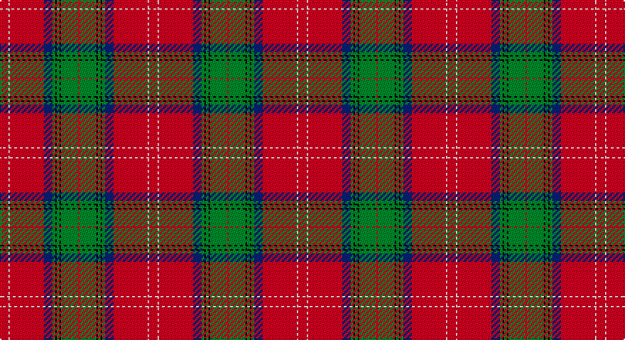 R/6 W1 R24 DB6 G2 K1 G2 K1 G12 R/1 tartan