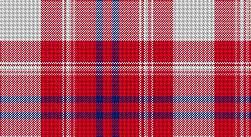 W/72 R36 W4 R4 W8 R4 W4 R36 DB12 R/16 tartan