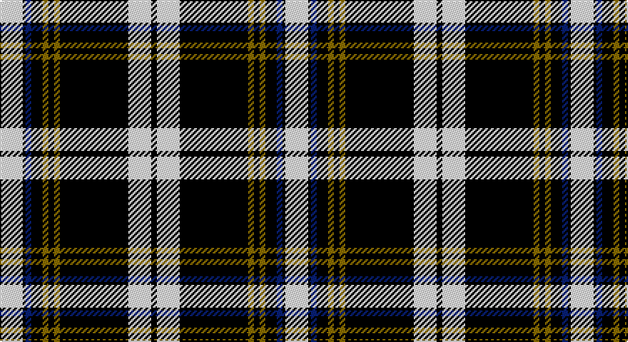 W/16 K2 DB4 K8 Y4 K4 Y4 K48 W16 K/4 tartan