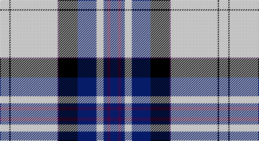 W/16 K2 W80 DP2 K32 DB32 W12 DB6 DP6 DB/12 tartan