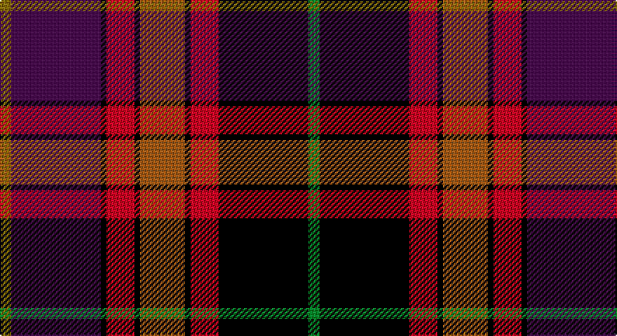Y/8 DP64 K4 R20 K4 O32 K4 R20 K64 G/8 tartan