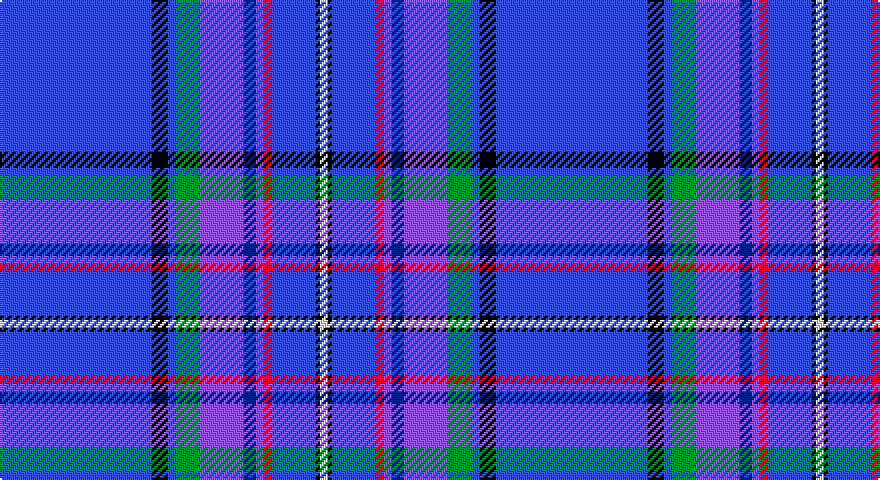 B/76 K8 B4 G12 Bi22 DB6 Bi4 R4 B22 K2 W/4 tartan